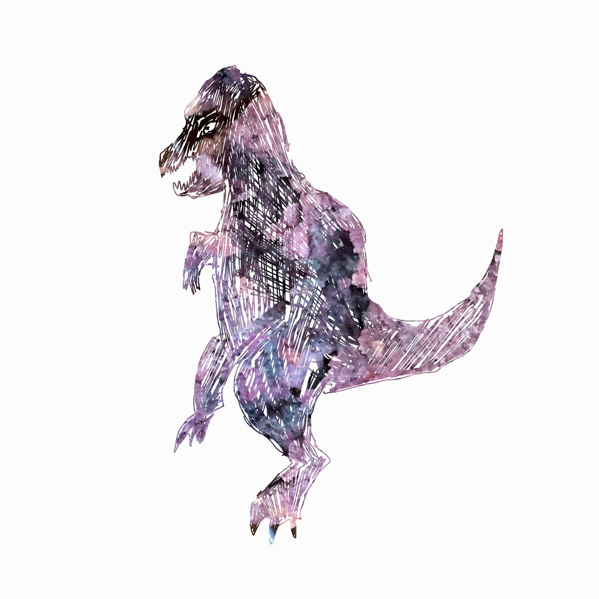 T-Rex: Ube White Chocolate Macademia Nut Scone